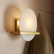 Savion 1 Light 12 inch Antique Brass ADA Sconce Wall Light, Essential Lighting